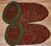 handknit slippers;