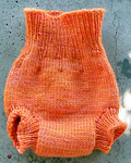baby pants free knitting pattern; Malabrigo Worsted Yarn, color #152 tiger lily