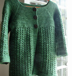 February Lady Sweater handknit cardigan free knitting pattern