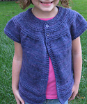 Malabrgo Merino Worsted yarn, color violetas 68, child's sweater