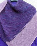 Malabrigo Silkpaca Yarn color abril knit striped blanket