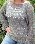 Malabrigo Silkpaca Yarn color indiecita knit pullover sweater