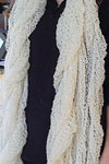Malabrigo Silkpaca Yarn color natural lace shawl