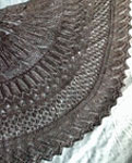 knit lace shawl pattern An Unexpected Journey by AlterLace