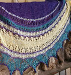 Handknit shawl/wrap pattern Changeling by Boo Knits