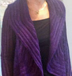 knit open front cardigan pattern Sheer Beauty by Sandra McIver