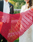 Malabrigo Silkpaca Yarn color ravelry red knit lace scarf