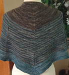 knit shawl pattern Daybreak by Stephen West