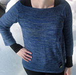 Hand knit pullover