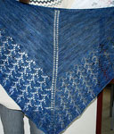 Hand knit scarf/shawl