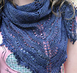 Hand knit scarf/shawl