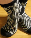 27.	Stealth Argyles knit socks by Eunny Jang