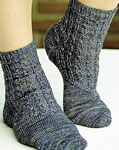 Malabrigo Sock Yarn color playa knit socks