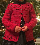 Malabrigo Sock Yarn color ravelry red knit cardigan sweater