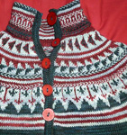 Oranje cardigan knit pattern by Ann Weaver