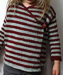 Fleur de Badiane knit child's sweater pattern by Lili Comme Tout