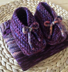 Baby booties Chaussons mignons by Pruline