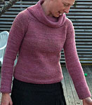 Francis Revisited cowl neck pullover by Beth Silverstein