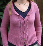 Single-breasted long sleeve Sienna Cardigan by Ann E. Smith