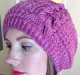 Molly seamless cabled beanie/toque by Erin Ruth