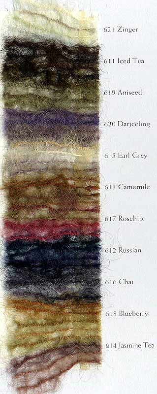 Jo Sharp Rare Comfort Infusion Kid Mohair, color card