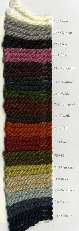 Jo Sharp Silkroad Ultra knitting yarn color card, cashmere yarn, silk yarn