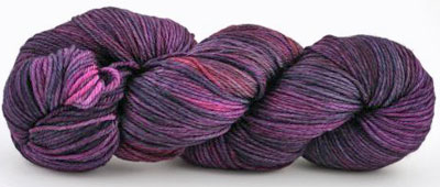 Malabrigo Arroyo Yarn, color 872 purpuras