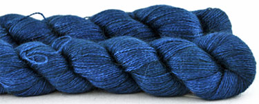 Malabrigo Merino Silkpaca Yarn color azul profundo