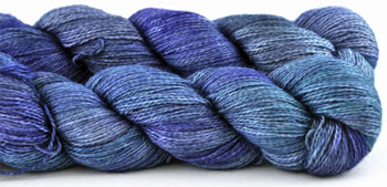 Malabrigo Merino Silkpaca Yarn color azules