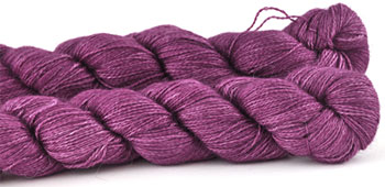 Malabrigo Silkpaca Yarn color holly hock