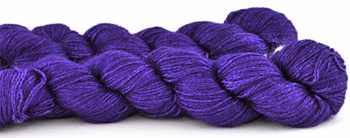 Malabrigo Silkpaca Yarn color purple mystery