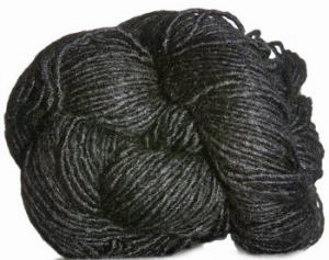 Malabrigo Silky Merino Yarn, color 195 black