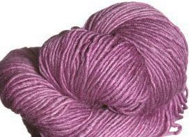Malabrigo Silky Merino Yarn color 426 plum blossom