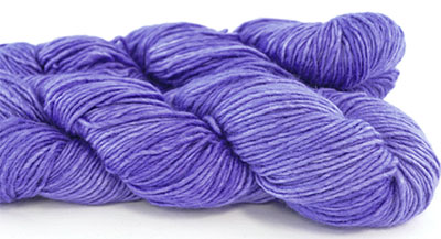 Malabrigo Silky Merino Yarn, color 420 light hiacynth