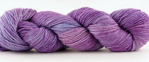 Malabrigo Silky Merino yarn color wisteria