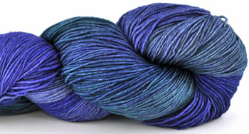 Malabrigo Merino Sock Yarn color azules