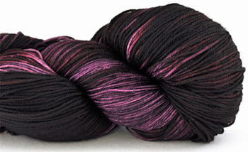 Malabrigo Sock Yarn color velvet grapes