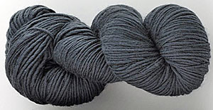 Malabrigo Worsted Yarn, color blue graphite #508