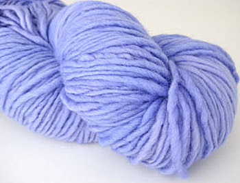 Malabrigo Merino Worsted Yarn, color 192 periwinkle