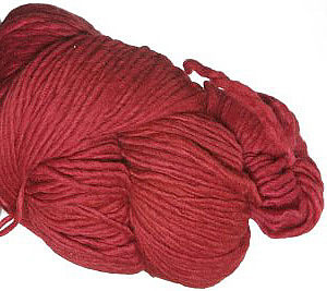 Malabrigo merino Worsted Yarn, color sealing wax 102