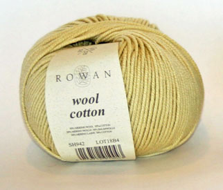 Rowan Wool Cotton mellow yellow 942 on sale