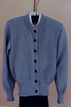 Mari Sweaters Tuck Stitch Jacket