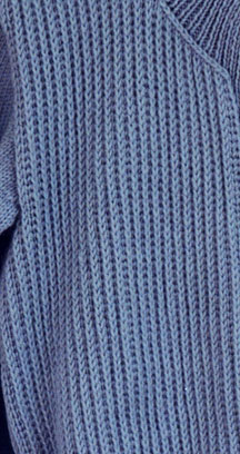 Mari Sweaters Tuck Stitch Jacket detail