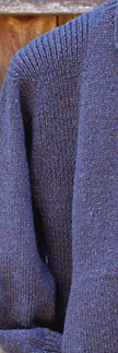Mari Sweaters Ribbed Panel Jacket detail