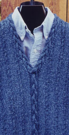 Mari Sweaters V-Neck Pullover Sweater detail