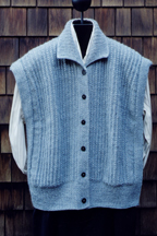 Mari Sweaters Sleeveless Jacket