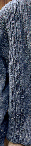Mari Sweaters Shawl Collar Sweater detail