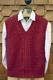 Mari Sweaters V-Neck Pullover Vest