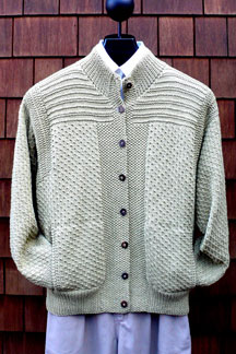 Mari Sweaters Seed & Garter Jacket knitting pattern