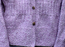 Mari Sweaters Summer Jacket knitting pattern detail